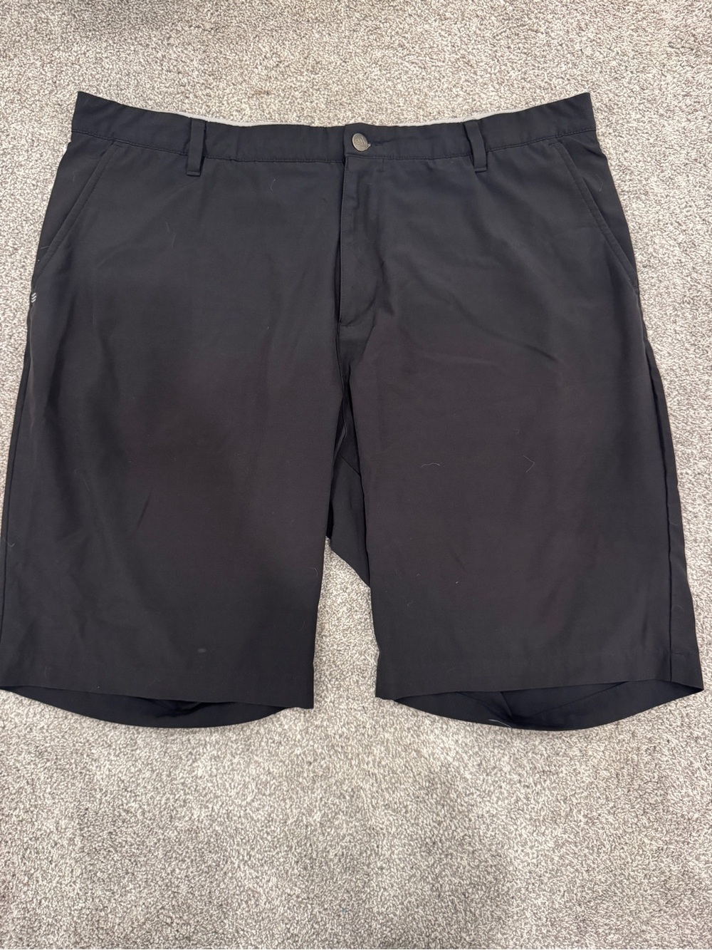 Adidas Golf Black Ultimate365 Flat Front Performance Shorts | Men’s Size 40